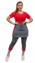 Conjunto Graciele Vermelho -Calça Saia e T-Shirt - tienda online