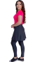 Conjunto Eloah Pink-Calça Saia e T-Shirt na internet