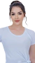 T-shirt branca - em ellasfit com elastano - comprar online
