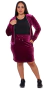 Conjunto Brenda- Saia e Jaqueta Fúcsia - comprar online