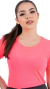 Conjunto Eloah Chiclete - Saia Calça e T-Shirt - Rose Fitness
