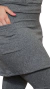 Imagen de Conjunto Karen - Calça Saia e Jaqueta Flanelada cinza