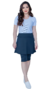 Conjunto Lívia Preto-Short Saia e T-Shirt - comprar online
