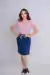 Conjunto Ester Rosa Bebê - Saia Short e T-Shirt en internet
