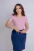 Imagen de Conjunto Ester Rosa Bebê - Saia Short e T-Shirt