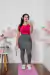 Conjunto Nicole Pink- Calça Saia e T-Shirt - comprar online