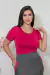 Conjunto Nicole Pink- Calça Saia e T-Shirt - Rose Fitness