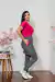 Conjunto Nicole Pink- Calça Saia e T-Shirt en internet