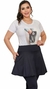 Conjunto Maitê-Calça Saia e T-Shirt com estampa - comprar online