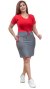 Saia Short Cindy Vermelha -Saia Short - Rose Fitness