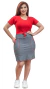 Conjunto Cindy Vermelha -Saia Short e T-Shirt en internet