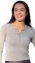 Conjunto July- Calça Saia e Blusa Manga Longa UV - Rose Fitness