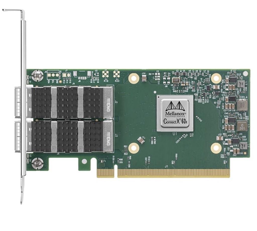 NVIDIA Mellanox ConnectX-6 Dx Network Interface Card, 100GbE Dual-Port QSFP56, PCIe4.0 x 16, MCX623106AN-CDAT - comprar online