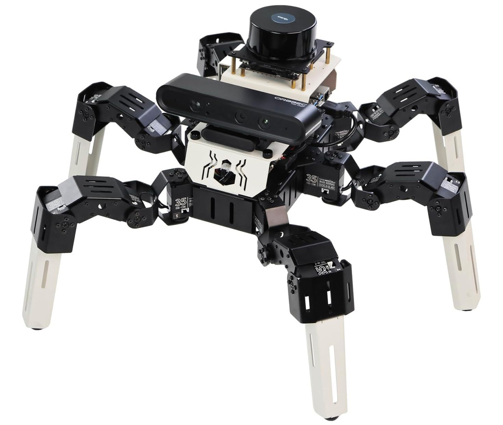 Yahboom 18DOF Muto RS ROS Robotic Kit DIY Programming Development Hexapod Robot, NVIDIA Jetson NANO 4GB B01 , 945-13450-0000-000