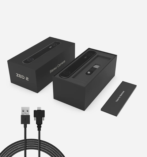 Imagem do Stereolabs ZED 2 Stereo 3D Camera | + Extensão de Cabo de 5 mts