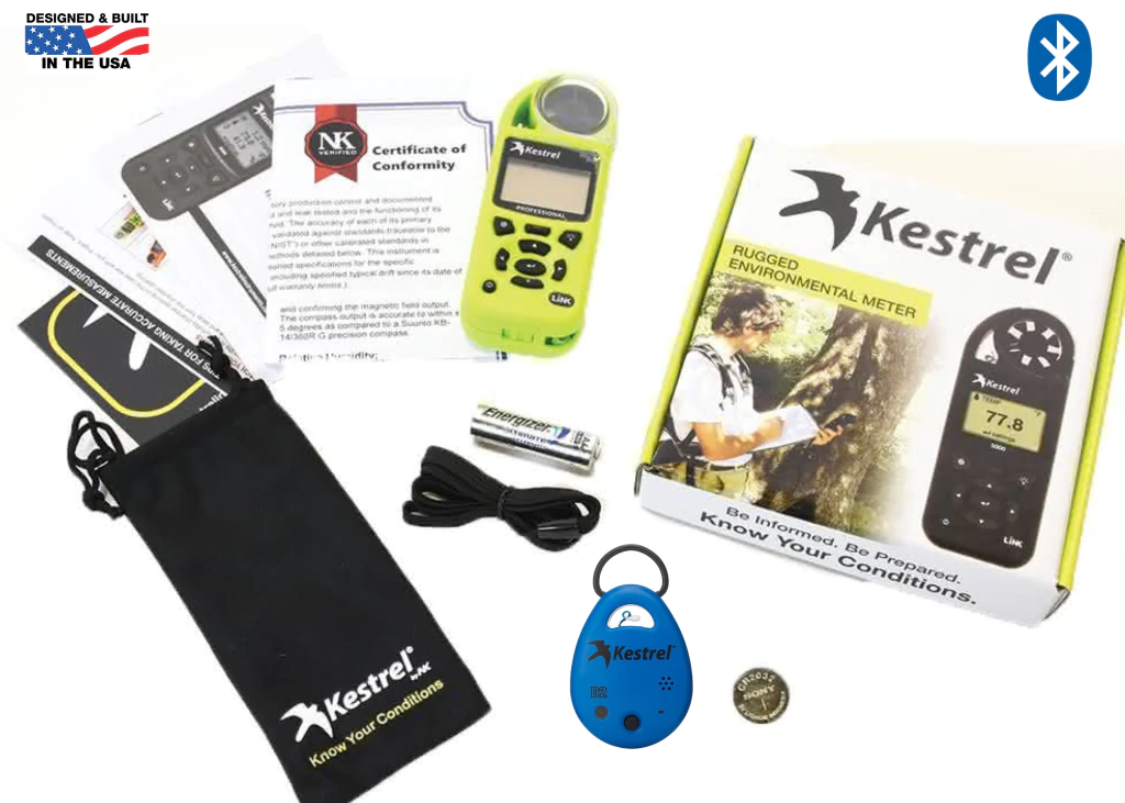 Kestrel 5200 Professional Environmental Meter Bluetooth + Drop 2 Data Logger Nova Geração en internet