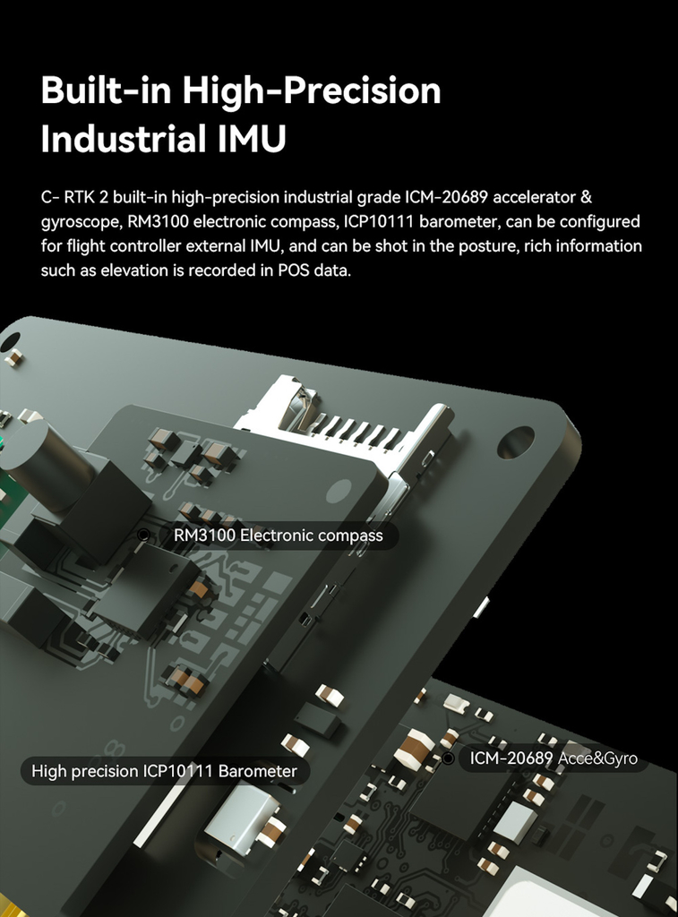 CUAV C-RTK 2 High Precision Multi-Star Multi-Frequency RTK PPK GNSS Module - loja online