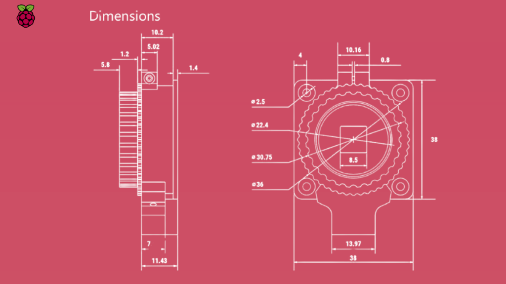 Imagen de Raspberry Pi High Quality Câmera 12.3mp | Sensor Sony IMX477 de 12,3 megapixels