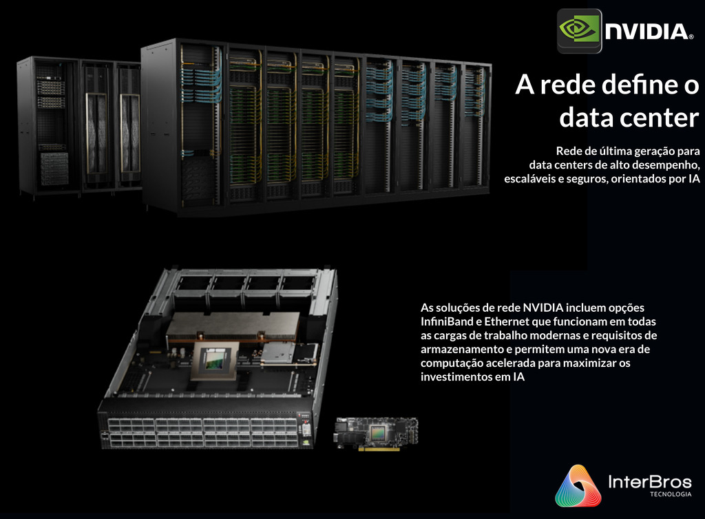 NVIDIA 400Gb/s OSFP Cables InfiniBand and Ethernet - Loja do Jangão - InterBros