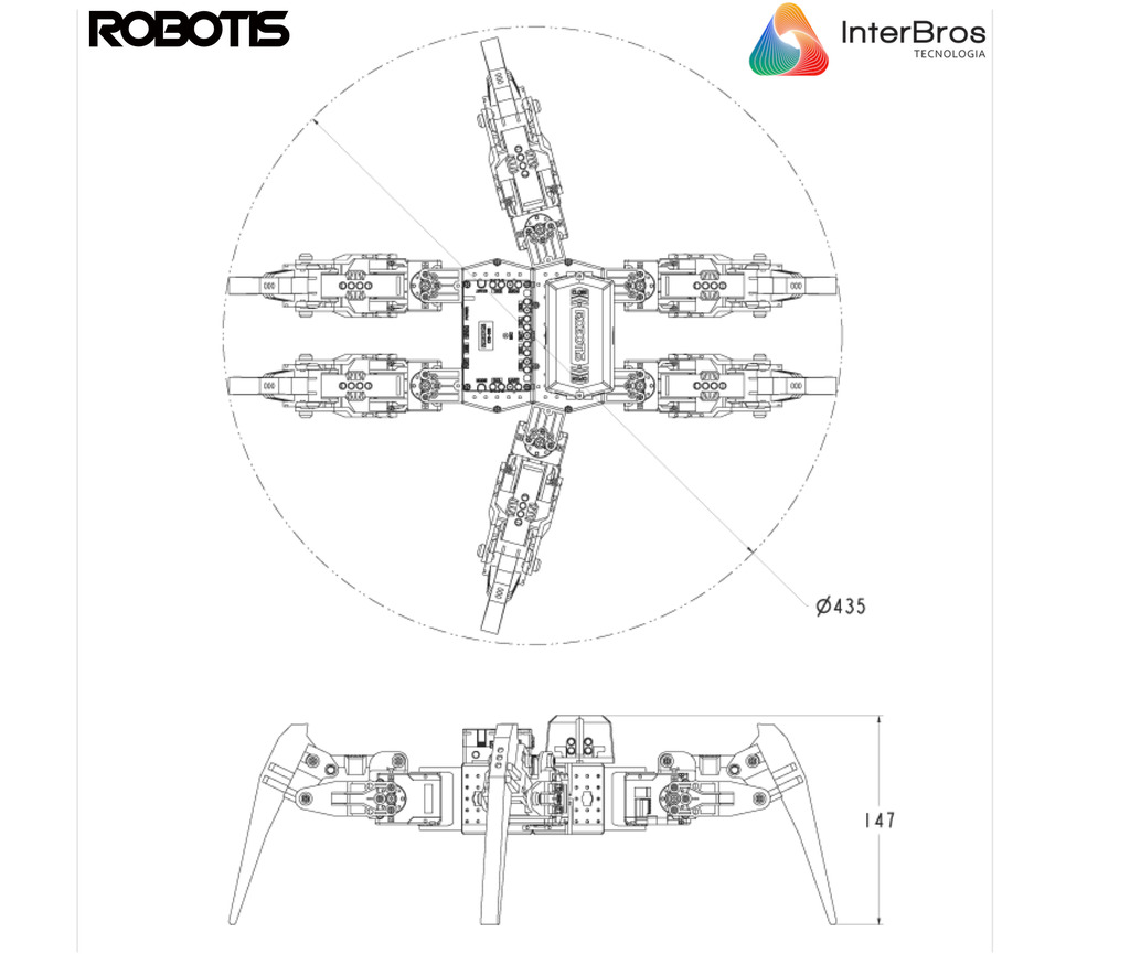 Robotis Steamcup Engineer Robot KIT 1 + KIT 2 , Developer Kit , Habilitado para IA , Educacional , Idade: 15+