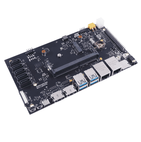 Carrier Board A205 for Nvidia Jetson Nano | Jetson Xavier NX | Jetson TX2 | WiFi | Bluetooth | Conexão de até 6 câmeras CSI | Conector de até 5 SSDs | 2 HDMIs