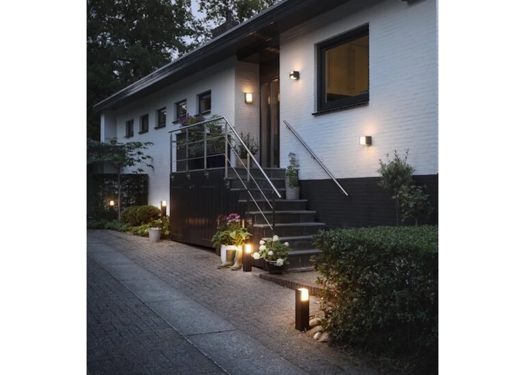 Philips Hue Fuzo Edge White LED Smart Outdoor Wall Light | Luminária de Parede | Compatível com a Alexa, Apple Homekit & Google Assistant | Requer Hue Bridge - tienda online