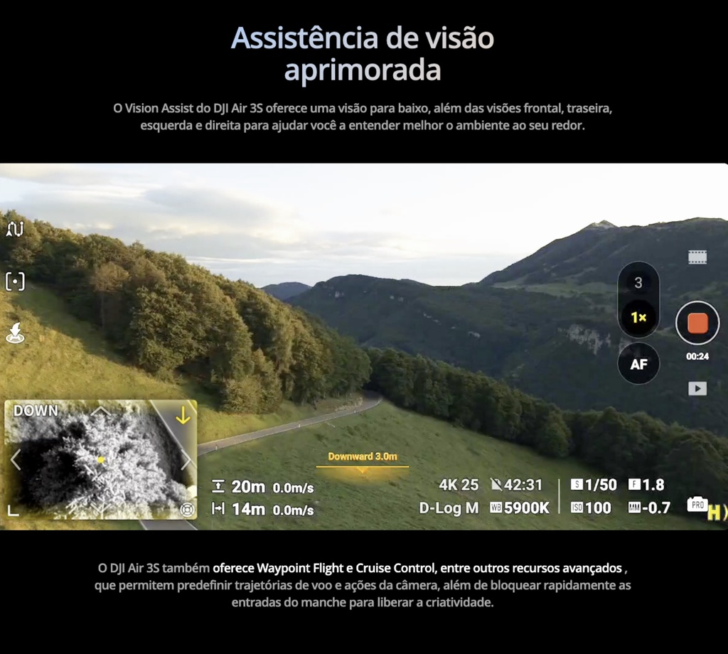 Imagem do DJI Air 3S Fly More Combo Com tela BR , DJI056 ANATEL