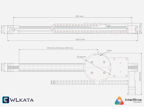 Wlkata Sliding Rail Set for Wlkata Mirobot , Simulação de Fábrica 4.0 Inteligente & Educação AIoT , +5 anos - Loja do Jangão - InterBros