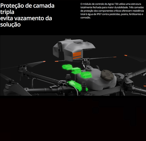 Imagen de DJI AGRAS T30 l Agricultural Drone l Ready to Fly Kit l Um novo marco para a Agricultura Digital l Drone & UAVs