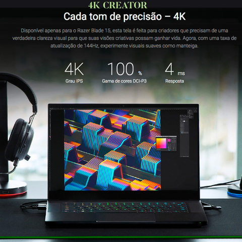 Imagem do Razer 15.6" Razer Blade 15 , 32GB RAM , 1TB SSD , RZ09-0421PED3-R3U1