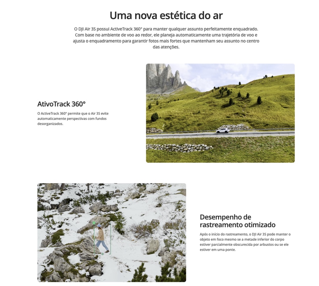 DJI Air 3S Fly More Combo Com tela BR , DJI056 ANATEL