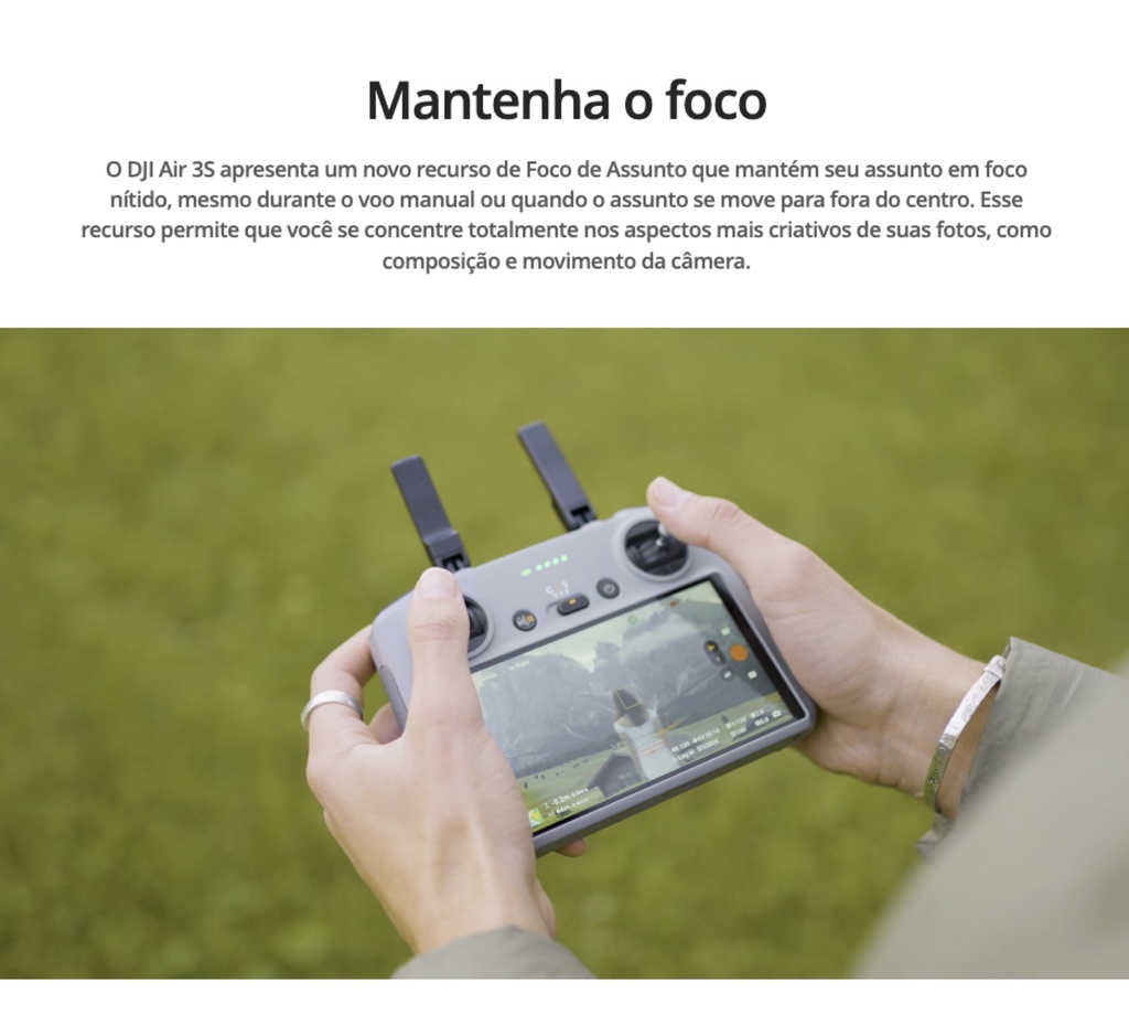 DJI Air 3S Fly More Combo Com tela BR , DJI056 ANATEL - comprar online