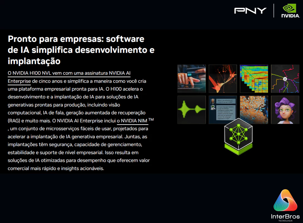 Image of NVIDIA PNY H100 NVL 94GB, PCIe 5.0 , NVH100NVLTCGPU-KIT