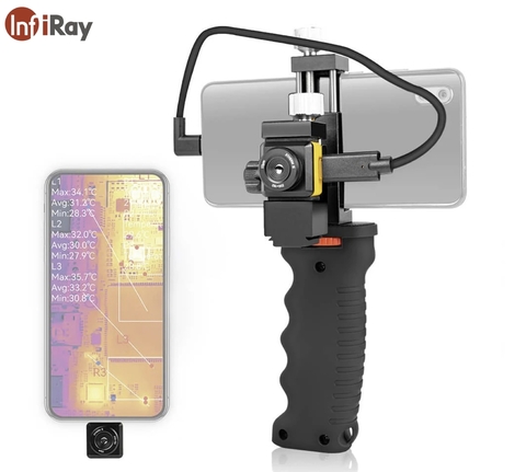 Imagen de Infiray Xinfrared T2S Plus Câmera Térmica com Lente Macro de 8 mm , com Handle - (cópia)