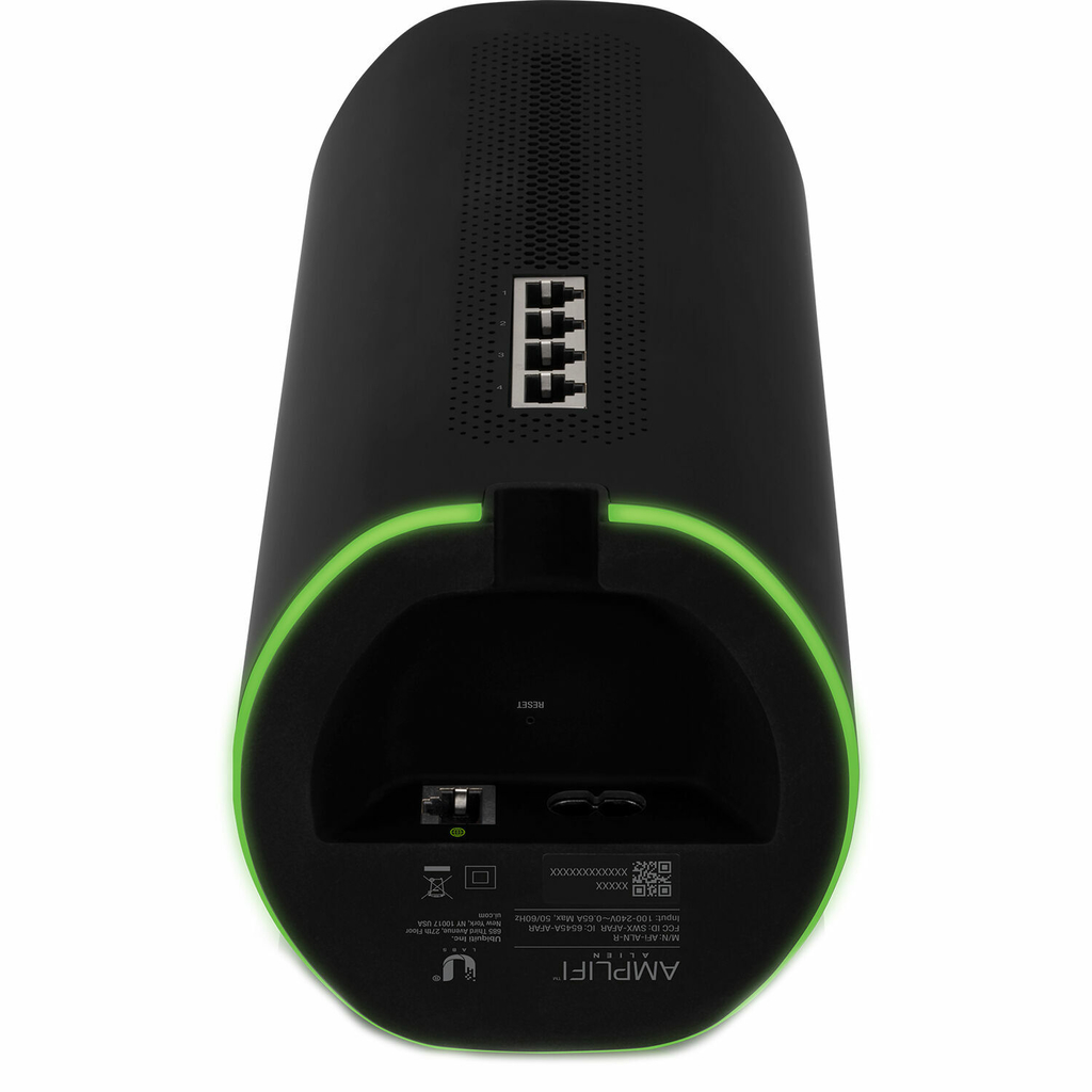 Imagen de Ubiquiti Amplifi Alien Tri-Band WiFi6 Gigabit Router l Sistema WiFi6 Mesh l Tela Touchscreen l 4 portas Gigabit Ethernet l VPN integrada l Tecnologia Teleport l Sistema Mesh escalável l Ativado para Uso Doméstico ou Comercial l Cobertura de até 1.120 m²