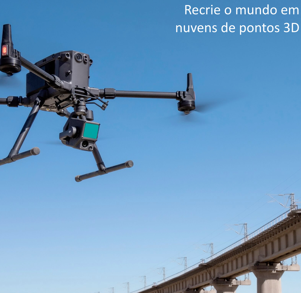 DJI Zenmuse L1 l Câmera RGB l Módulo Lidar & IMU integrados l Compatível com Matrice 300 l DJI Terra l Drones & UAVs l Pronta Entrega en internet