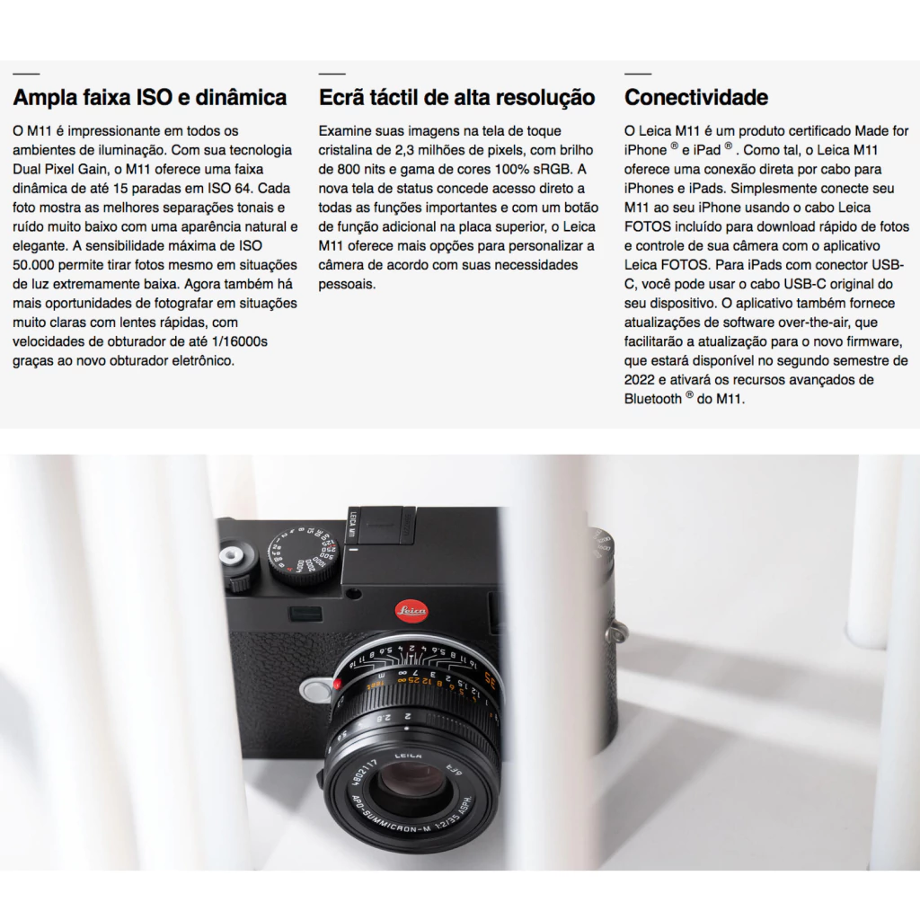 Leica M11 Rangefinder Telêmetro Camera on internet