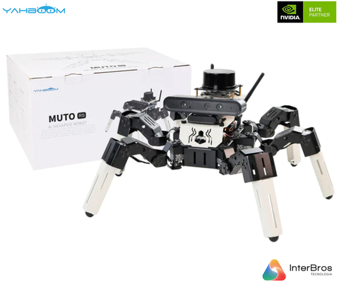 Yahboom 18DOF Muto RS ROS Robotic Kit DIY Programming Development Hexapod Robot, NVIDIA Jetson NANO 4GB B01 , 945-13450-0000-000 - comprar online