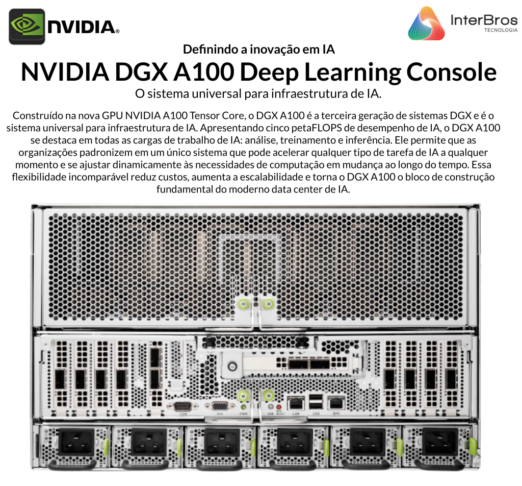 Image of NVIDIA DGX A100 Deep Learning Console