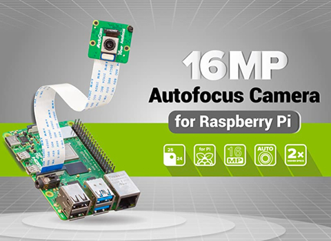 ArduCam 16MP Autofocus Raspberry Pi Camera Module with ABS Case, IMX519 16 Megapixel High Resolution Autofocus Camera for All Raspberry Pi Models na internet