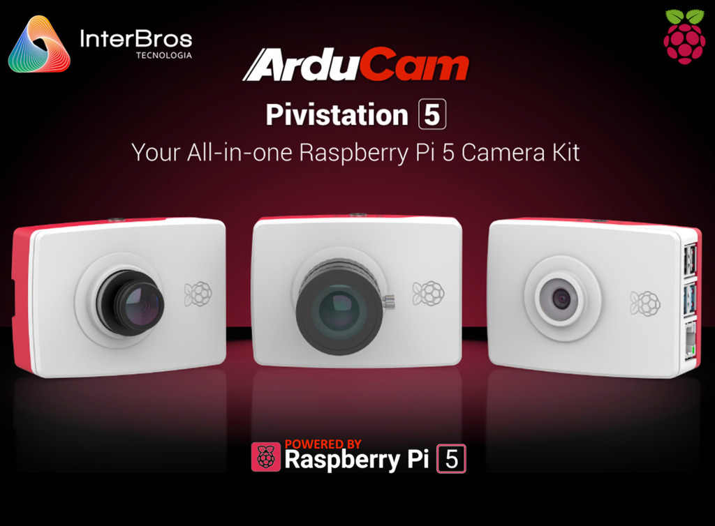 Arducam Pivistation 5 Klarity, 20MP IMX283 All-in-one High Sensitivity Raspberry Pi 5 Camera Kit , B0502 en internet