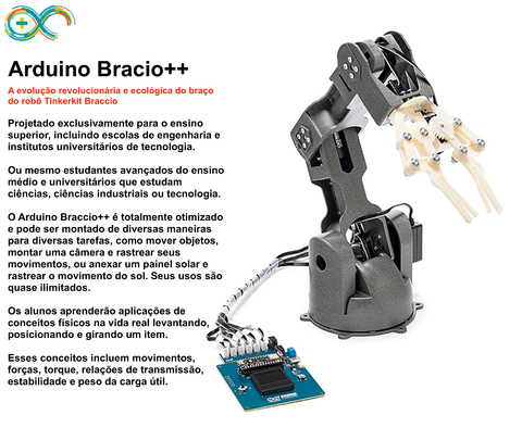 Arduino Braccio ++ , Robotic Arm , T050002 - buy online