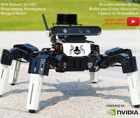 Yahboom 18DOF Muto RS ROS Robotic Kit DIY Programming Development Hexapod Robot, NVIDIA Jetson NANO 4GB B01 , 945-13450-0000-000 - comprar online