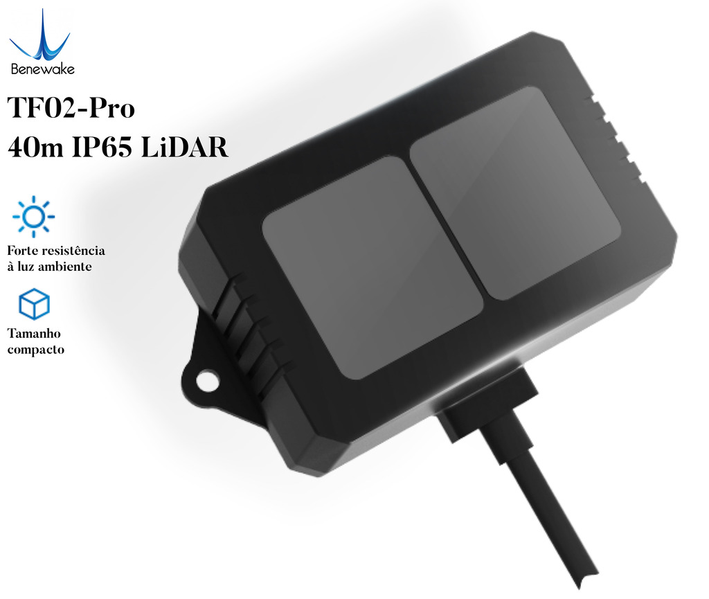 Benewake TF02-Pro Single-Point Ranging Lidar IP65 40m Laser LiDAR - buy online