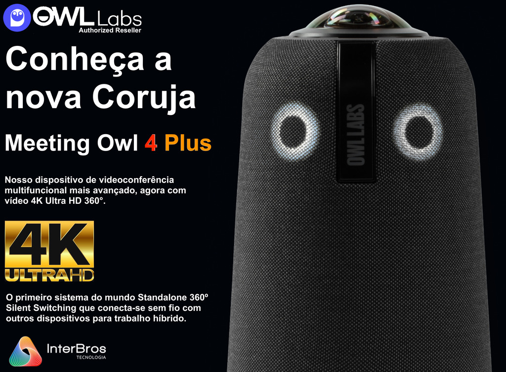 Owl Labs Meeting Owl 4+ Premium Pack - Loja do Jangão - InterBros