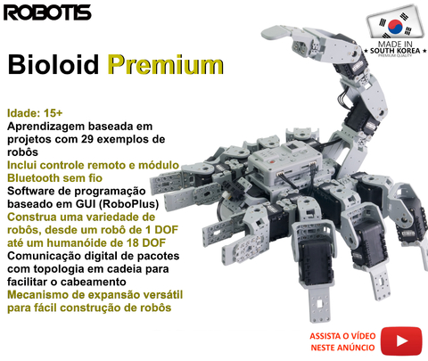 Robotis Bioloid Premium Robot Developer Kit , Educacional , Idade: 15+ - comprar online