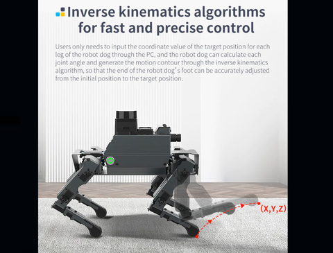 Yahboom 12DOF ROS2 Robot Dog DOGZILLA S2 , AI Vision, Support Lidar Mapping Navigation for Raspberry Pi 4B(Ubuntu 20.04+ROS2) - Loja do Jangão - InterBros