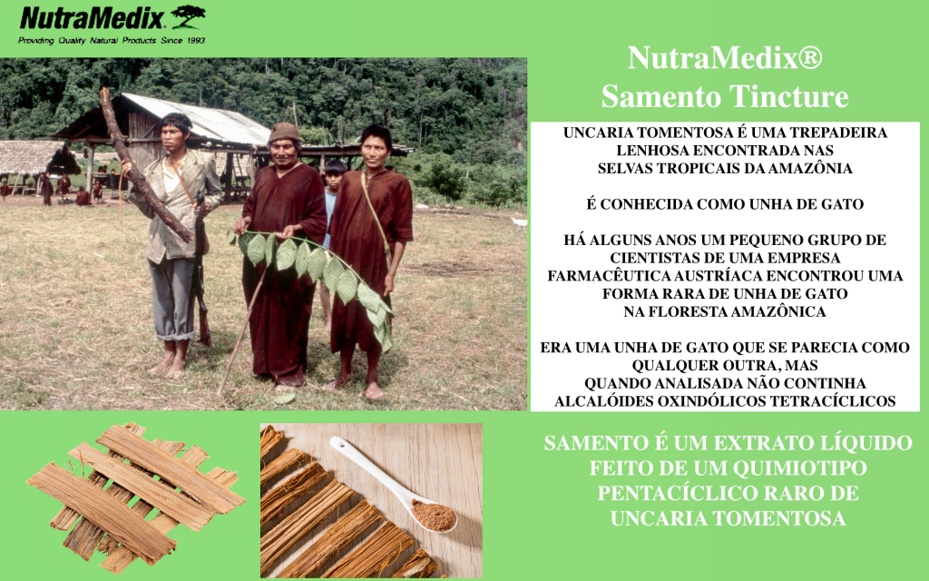 Nutramedix Samento Unha Gato Suplemento Imunológico 60ml - comprar online