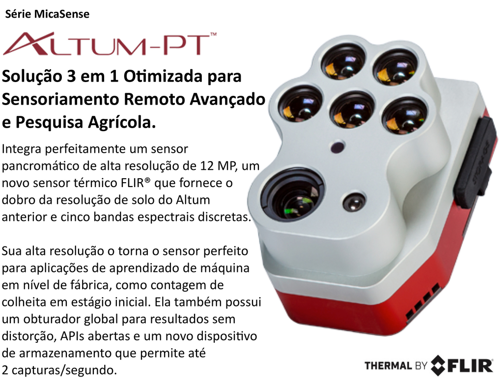 Ageagle MicaSense Altum-PT Sensor Multispectral l DJI SkyPort Kit l Compatível com Matrice 300 RTK - comprar online