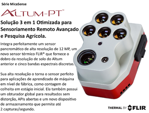 Ageagle MicaSense Altum-PT Sensor Multispectral l DJI SkyPort Kit l Compatível com Matrice 300 RTK - comprar online